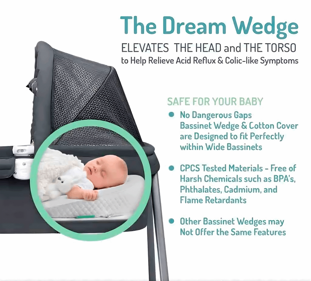 Baby Support Pillow for Supervised Awake Time – Soft Bamboo Fabric