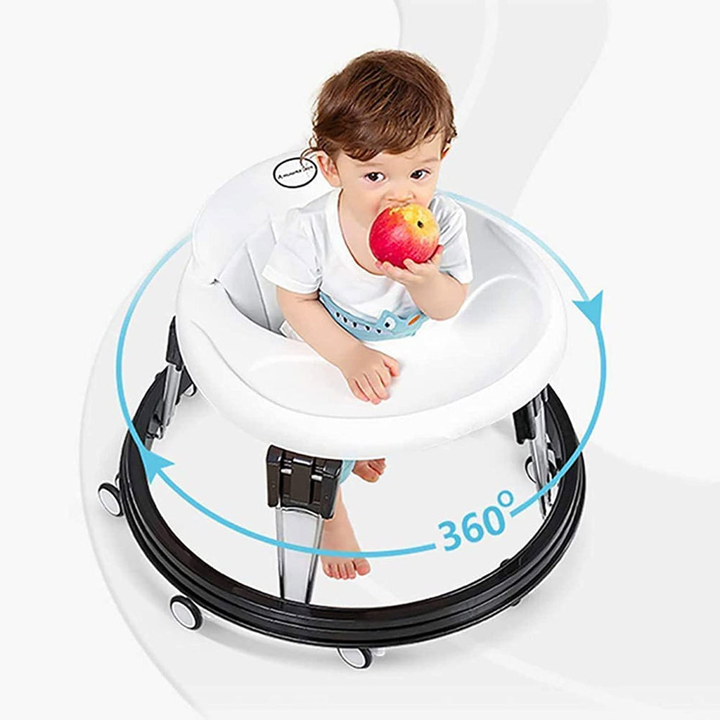 Safe Portable Baby Walker First Step - Adjustable, Foldable & Comfortable